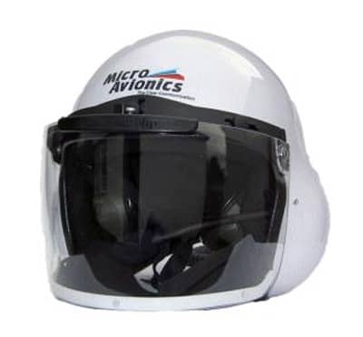 Microavionics Integral helmet with built in UL-200 ANR & VOX
