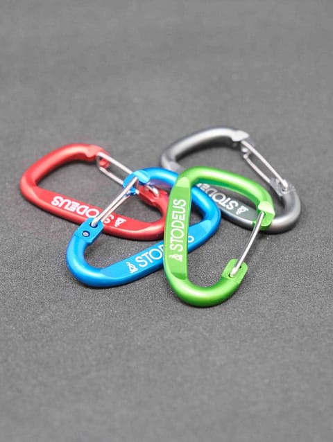 Stodeus Clip ‘n’ Bip mini carabiners – Pack of 4